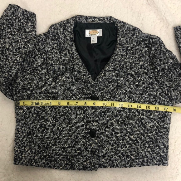 Talbots Vintage Cropped Wool Blend Jacket Sz 2 - Picture 8 of 13